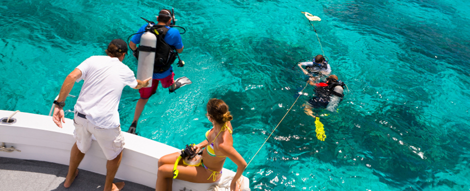 Optional Excursion Deep Sea Fishing and Scuba Diving trips in Bahamas